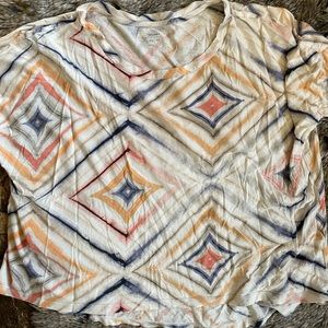 Geometric Old Navy Oversized Crop Top
